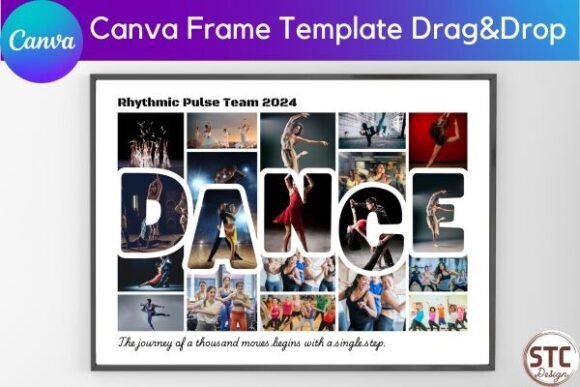 Download Dance Photo Collage Canva Frame Template - Premium Resources